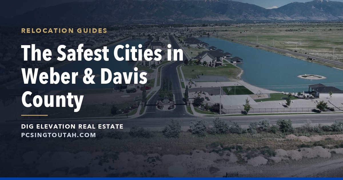 The Safest Cities in Weber & Davis County, Utah: What the Data Actually Shows